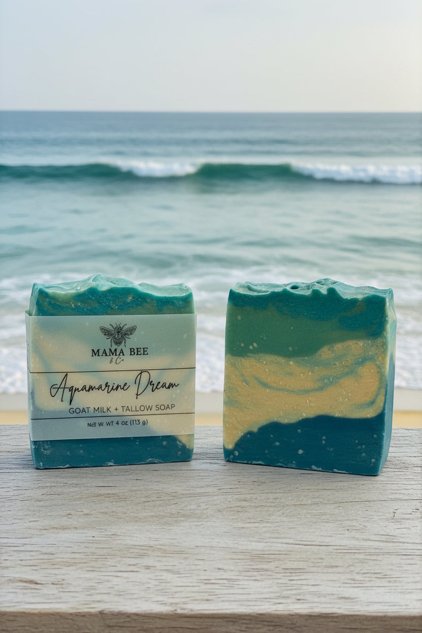 Aquamarine Dream Goat Milk + Tallow Soap
