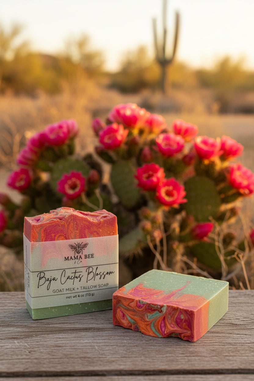 Baja Cactus Blossom Goat Milk + Tallow Soap