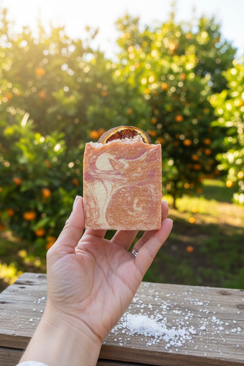 Ray of Sunshine Goat Milk + Tallow Sea Salt Soap